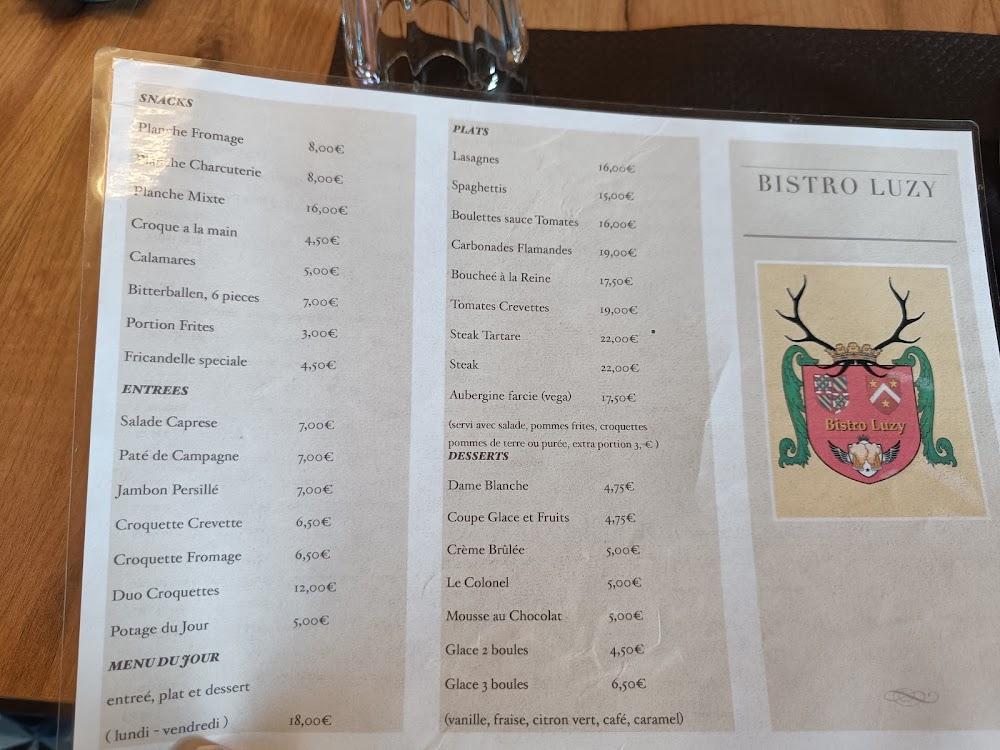 Bistro Luzy - Menu Image 1
